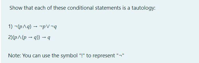Solved Show that each of these conditional statements is a | Chegg.com