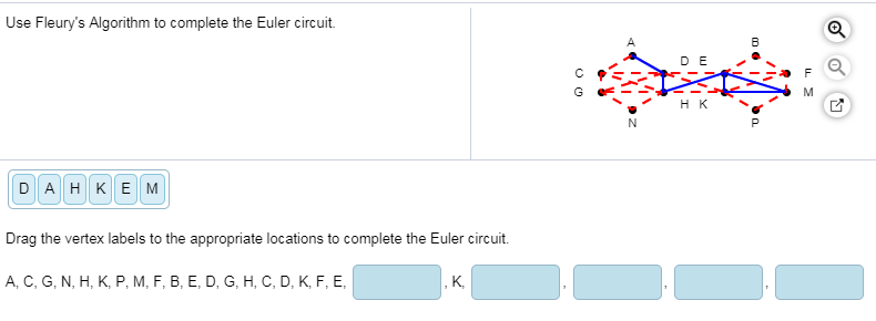 Solved Use Fleury S Algorithm To Complete The Euler Circu Chegg Com