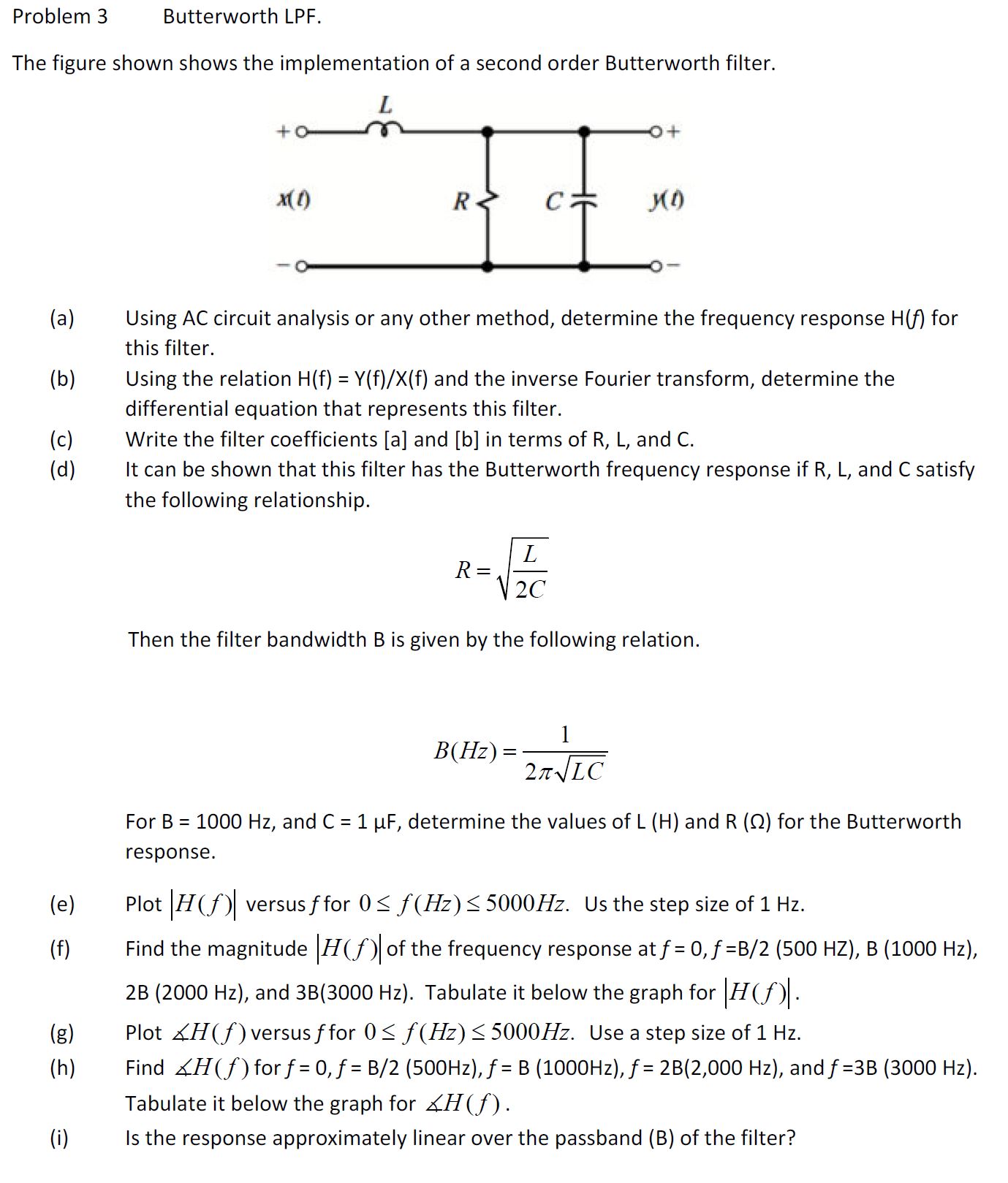 Solved Problem 3 | Chegg.com