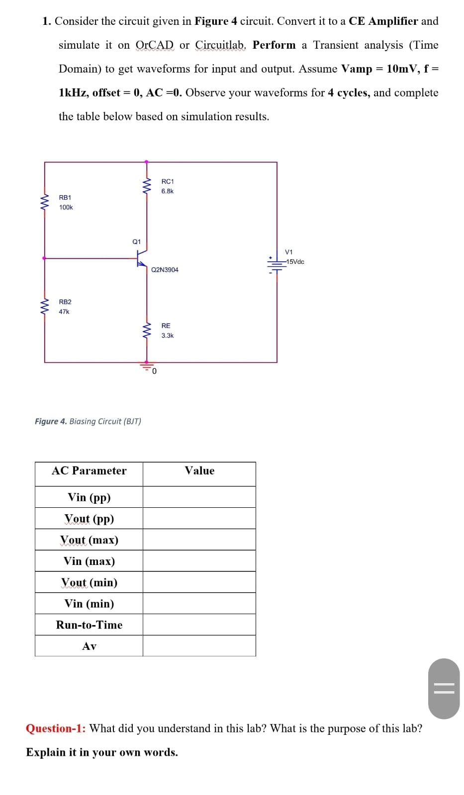 Solved 1. Consider the circuit given in Figure 4 circuit. | Chegg.com