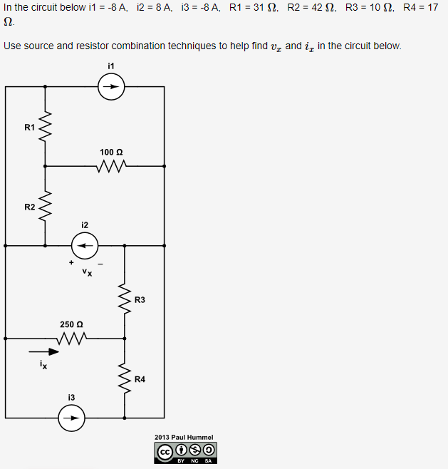 Solved In the circuit below i1 = -8 A, i2 = 8 A, i3 = | Chegg.com