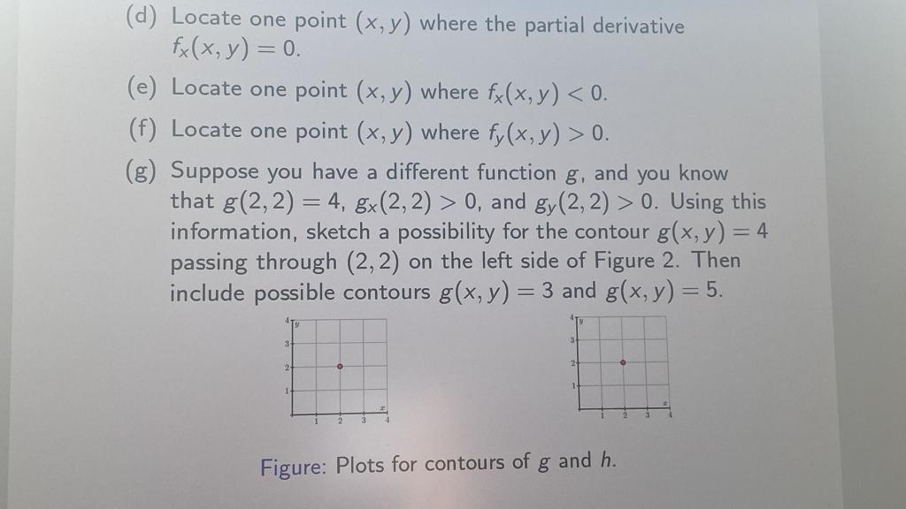 Solved Shown below in Figure 1 is a contour plot of a | Chegg.com