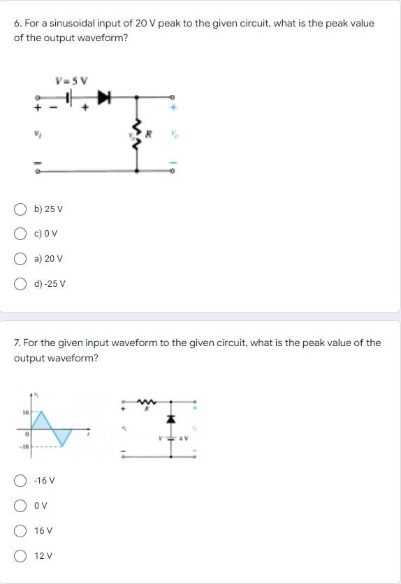 Solved 1. The dc current through each diode in a bridge Circuit Diagram