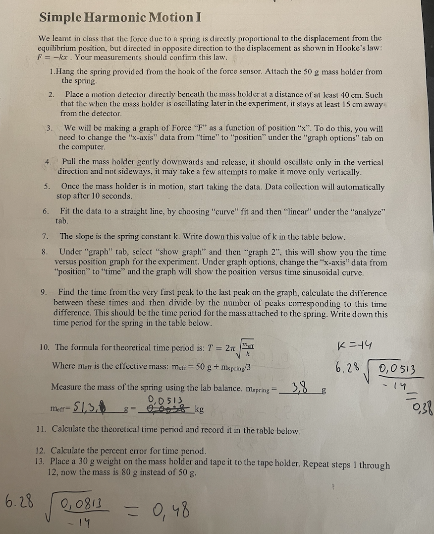 lab report physics matriculation semester 1 experiment 3