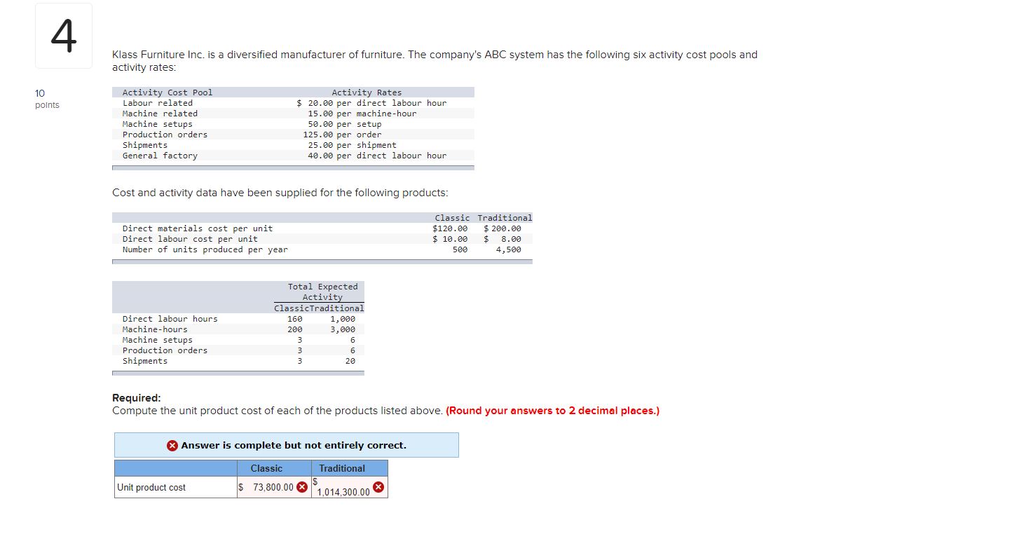 Solved Northwest Industrial Products Corporation makes two