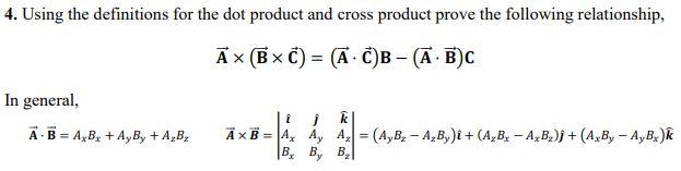 Solved 4. Using The Definitions For The Dot Product And | Chegg.com