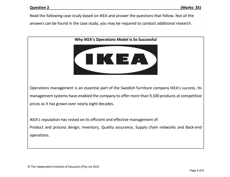 ikea case study questions