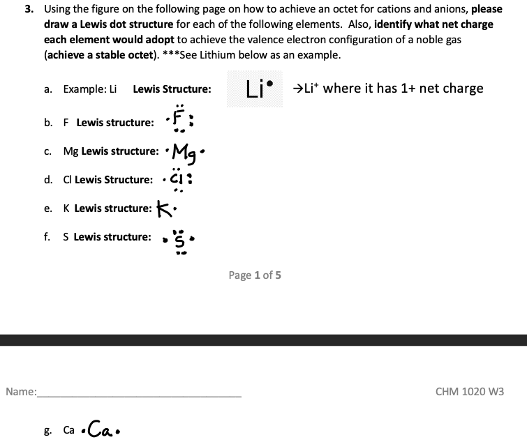 lithium lewis dot structure