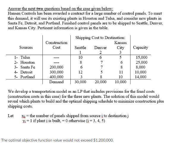 Solved 8 Answer the next two questions based on the case | Chegg.com