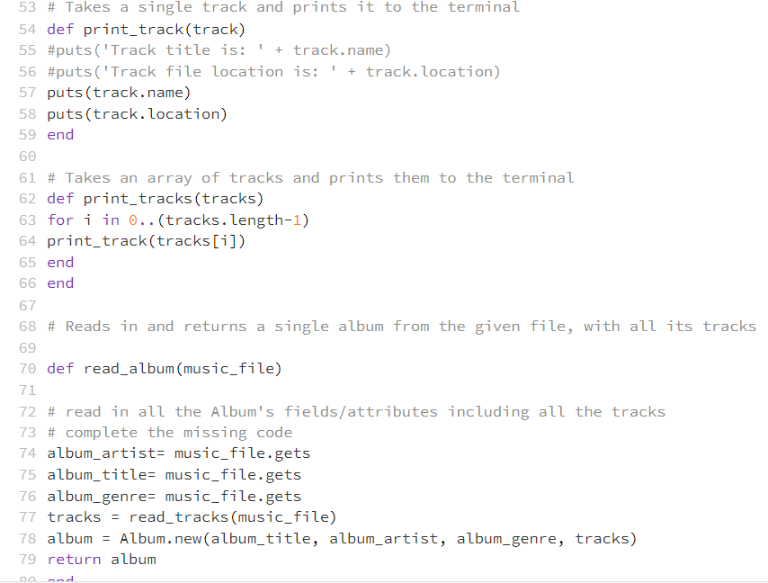 Solved This is a question regarding the ruby | Chegg.com
