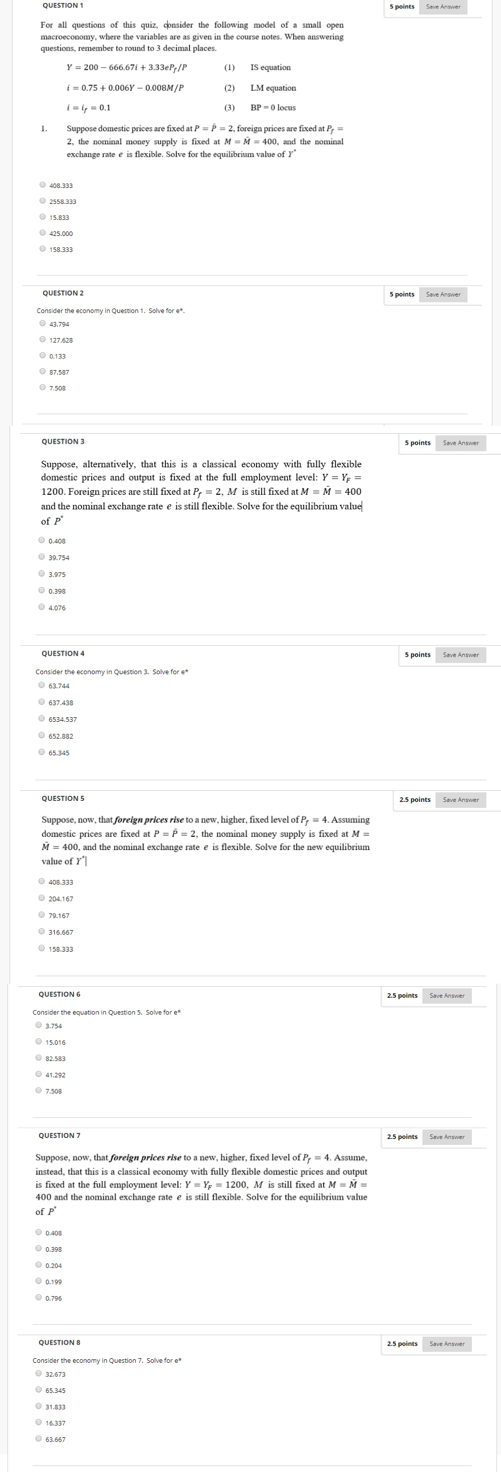 Solved QUESTION 1 5 points Save Answer For all questions of | Chegg.com