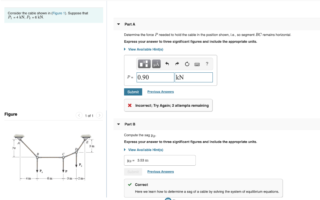 Solved Consider The Cable Shown In (Figure 1). Suppose That | Chegg.com