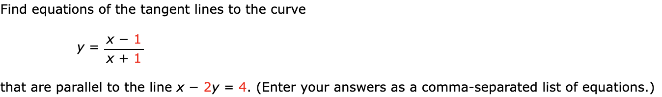 [solved] Find Equations Of The Tangent Lines To The Curve