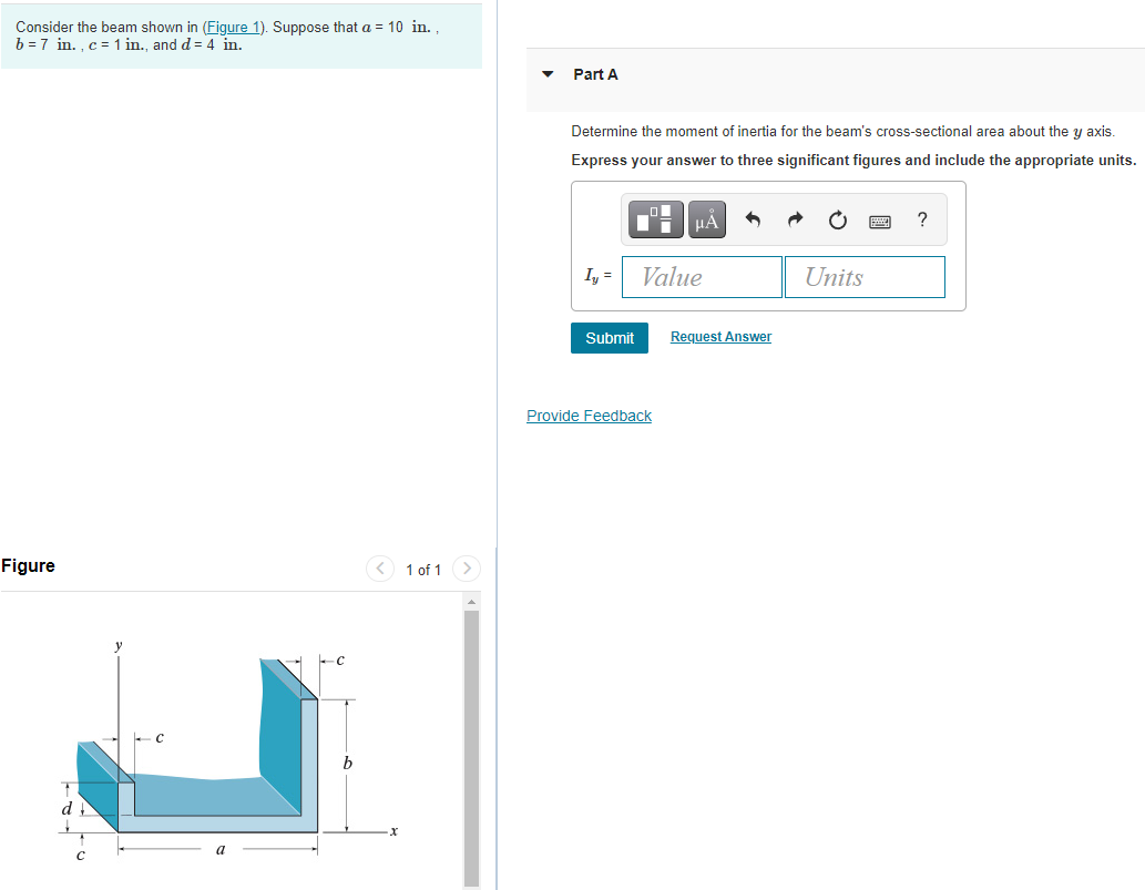 Solved Consider The Beam Shown In (Figure 1). Suppose That A | Chegg.com