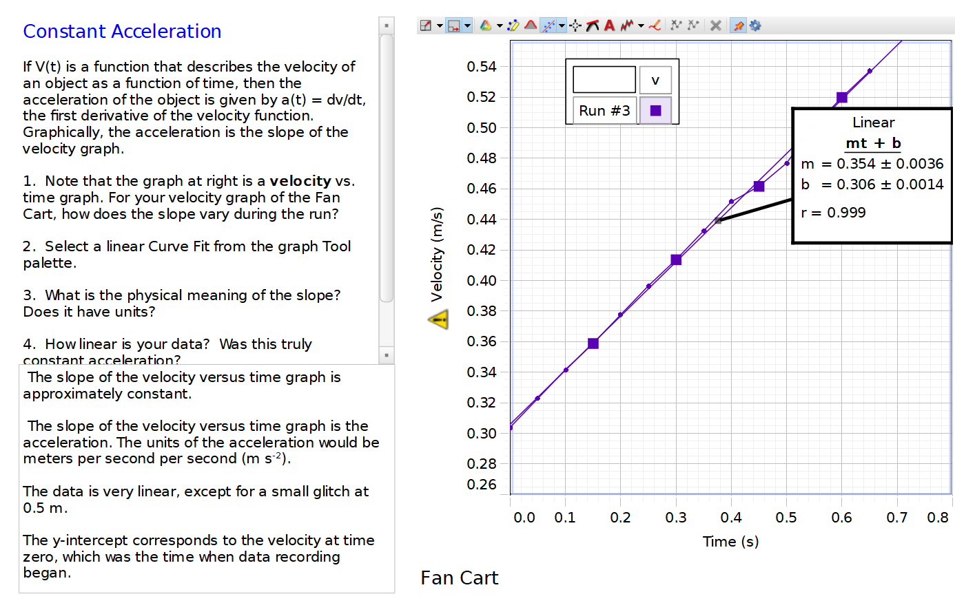 Lab 07A: Velocity And Acceleration Introduction This | Chegg.com