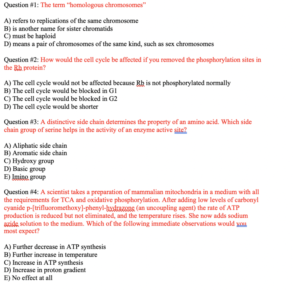 Solved Question 1 The Term homologous Chromosomes A Chegg