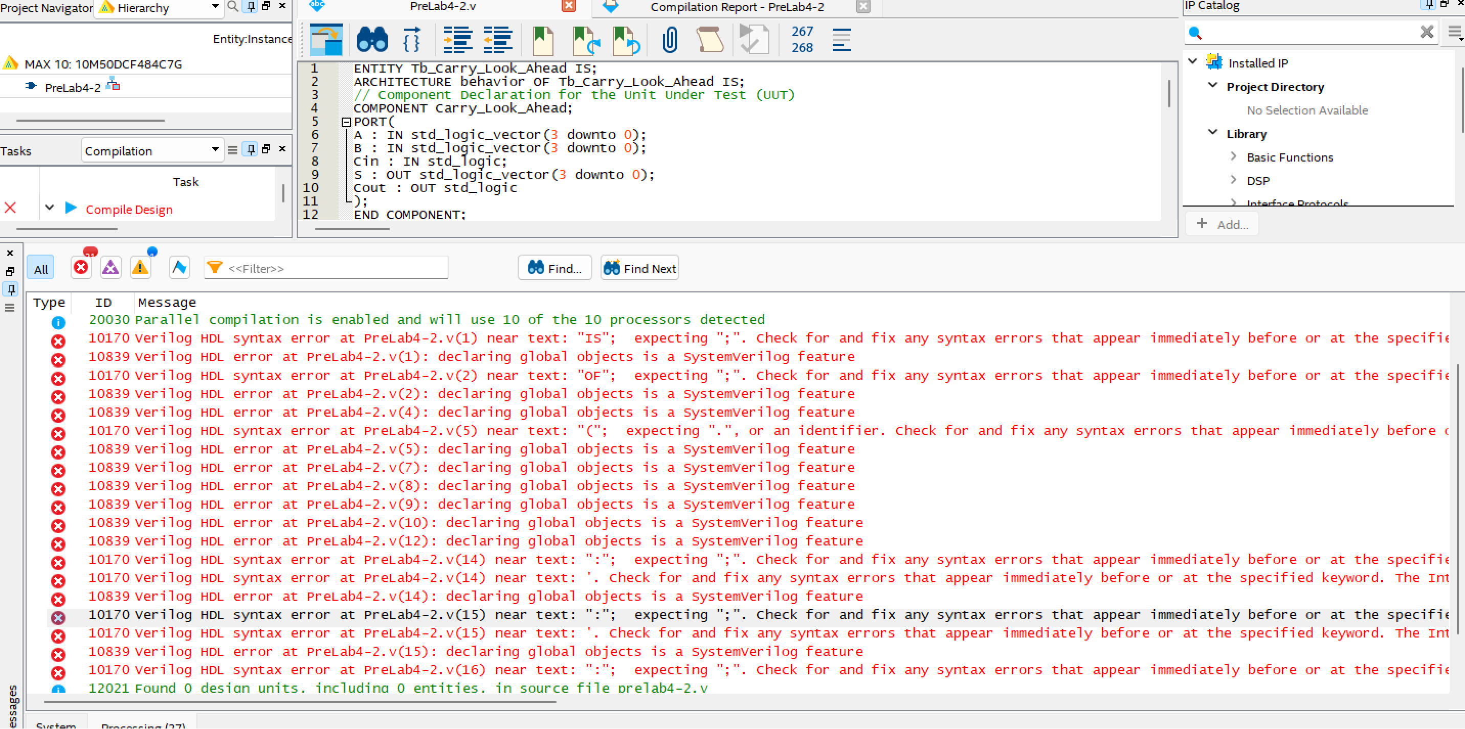 Solved i keep getting errors on this quartas code , inam new | Chegg.com