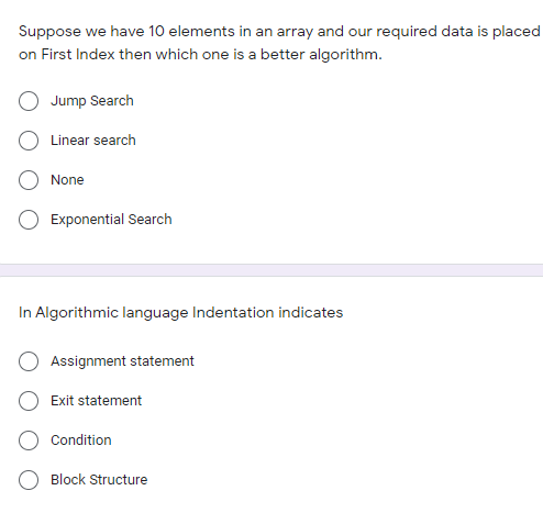 Solved Suppose we have 10 elements in an array and our | Chegg.com