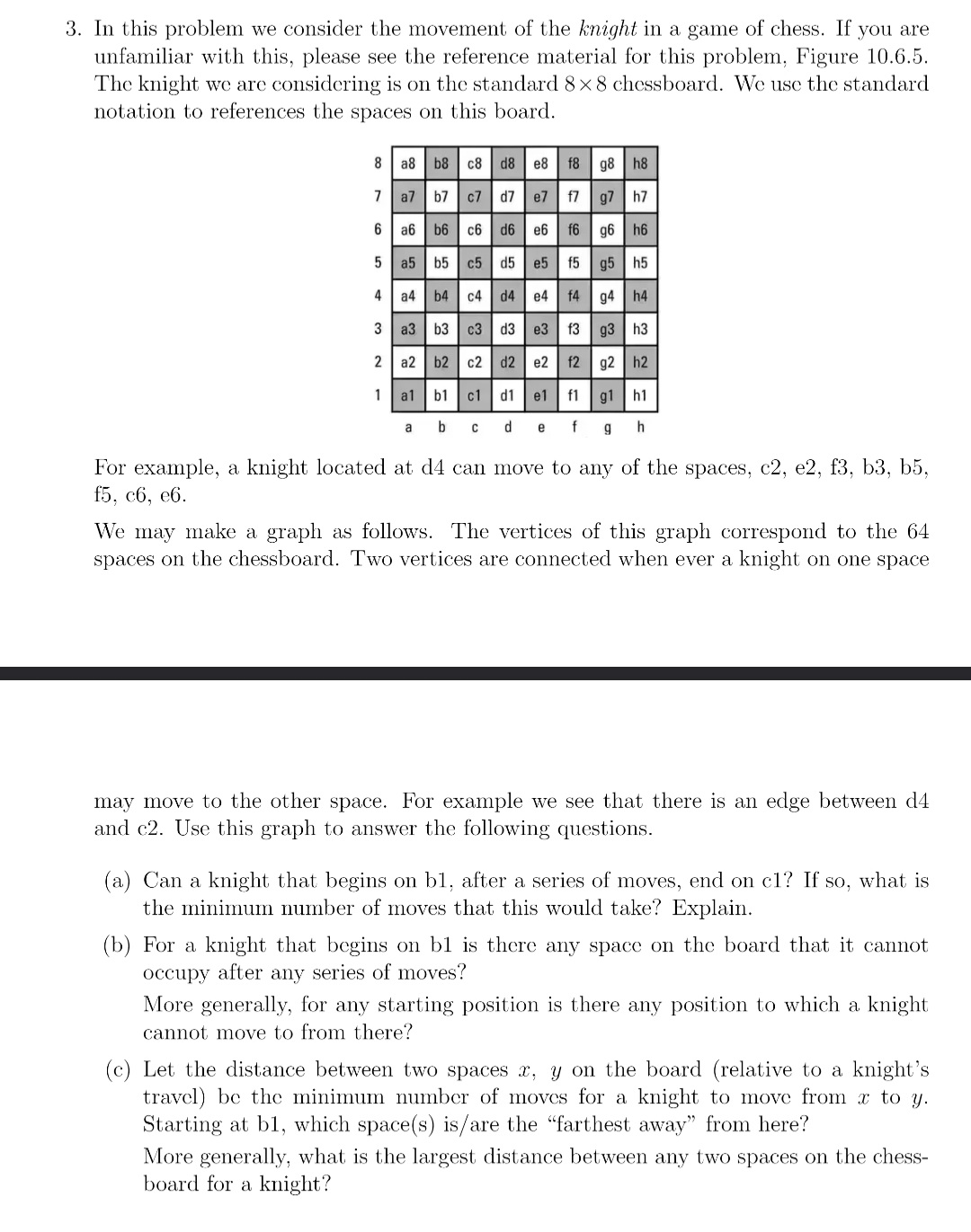 Solved In this problem we consider the movement of the | Chegg.com