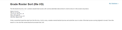 Solved The File Rosterscores Txt Contains Student Test Chegg