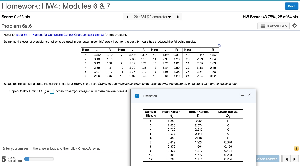 Solved Homework: HW4: Modules 6 & 7 Save Score: 0 of 3 pts | Chegg.com