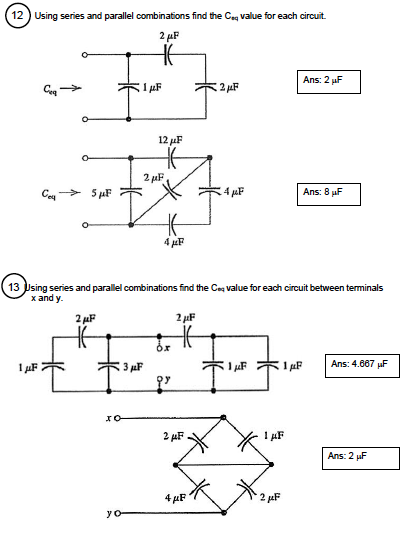 Solved 12 Using Series And Parallel Combinations Find The | Chegg.com