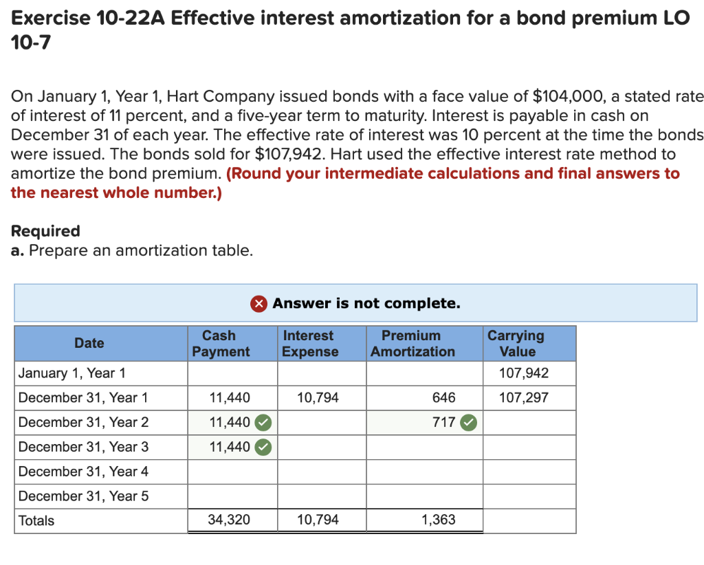 Solved On January 1, Year 1, Hart Company issued bonds with