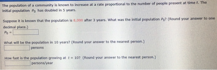 Solved . The The population of a community is known to | Chegg.com