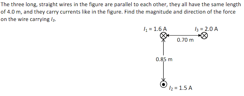 Solved The Three Long, Straight Wires In The Figure Are | Chegg.com