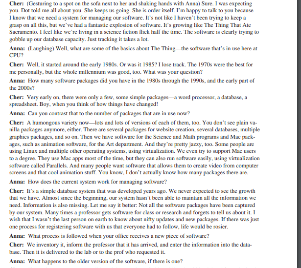 Solved E-1. Analyze the five interviews. In a paragraph, | Chegg.com