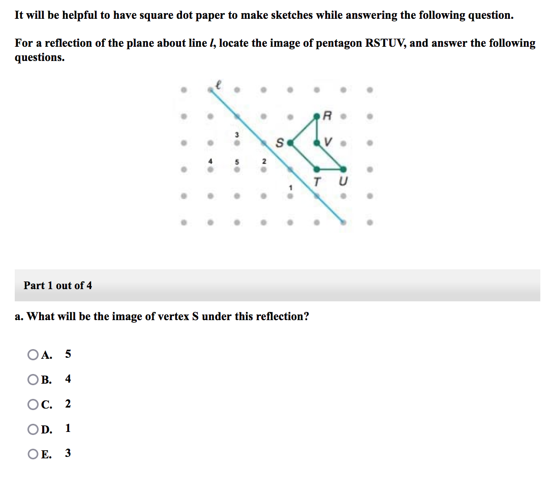 Solved It will be helpful to have square dot paper to make | Chegg.com