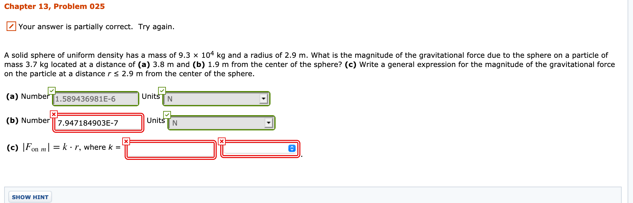 Solved I need help with part B and C. Part C requires actual | Chegg.com