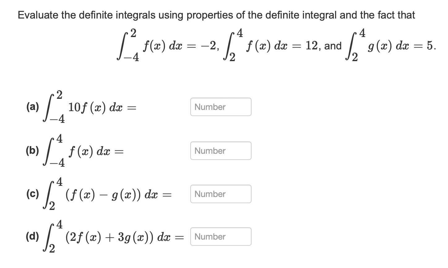 Solved Evaluate the definite integrals using properties of | Chegg.com