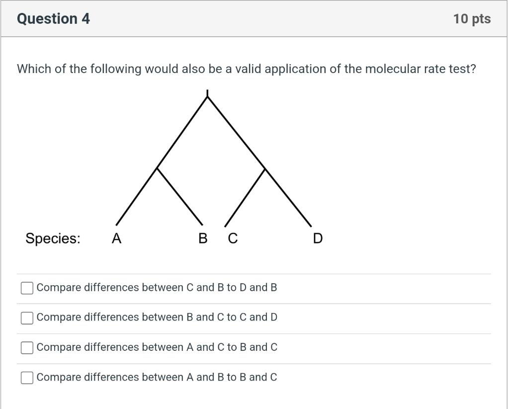 Solved Question 4 10 Pts Which Of The Following Would Also | Chegg.com