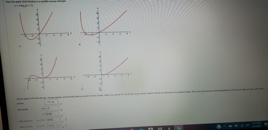 Solved Draw the graph of the function in a suitable viewing | Chegg.com