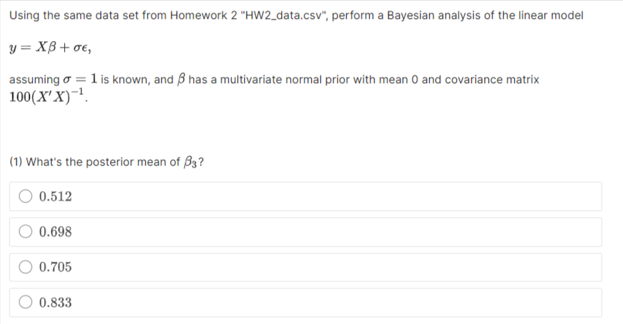 Solved Using the same data set from Homework 2 | Chegg.com