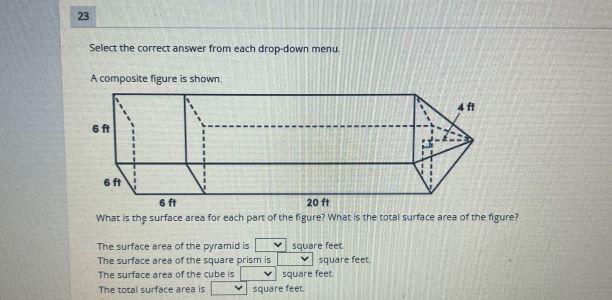 Solved 23 Select the correct answer from each drop-down | Chegg.com