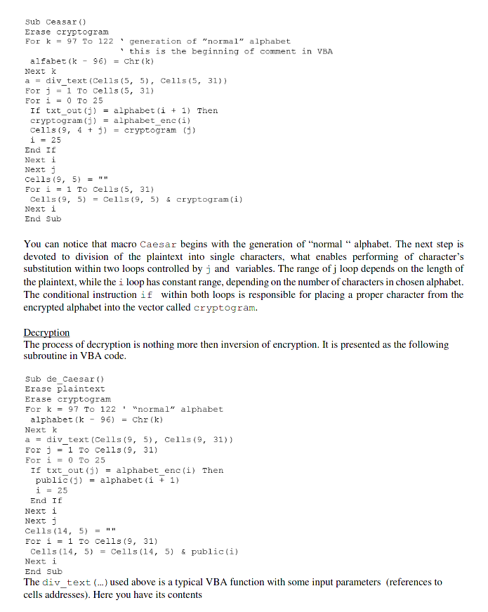 Introduction To Exercise 1 Symmetrical Cryptography - | Chegg.com