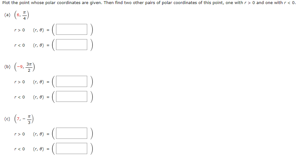 Solved Plot the point whose polar coordinates are given. | Chegg.com