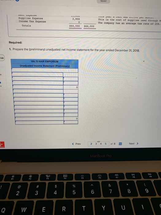 Solved Required Information The Following Information Ap