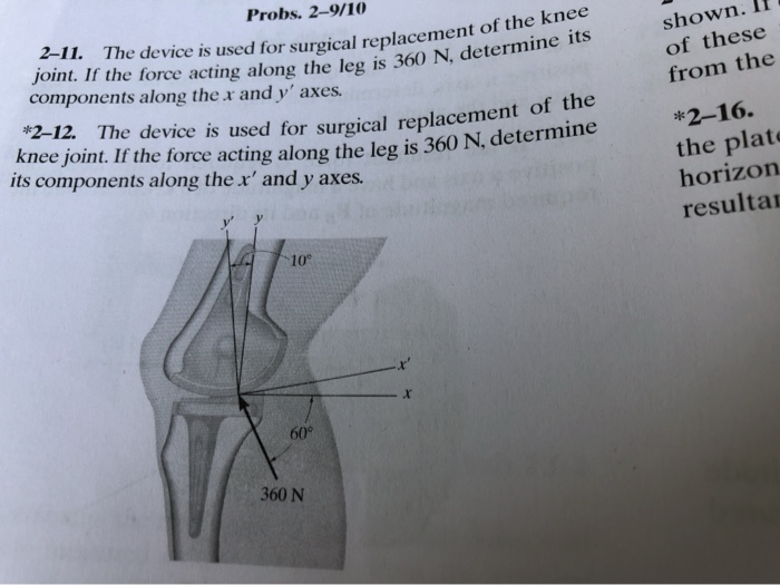 Solved Probs. 2-9/10 2-11. The device is used for surgical | Chegg.com