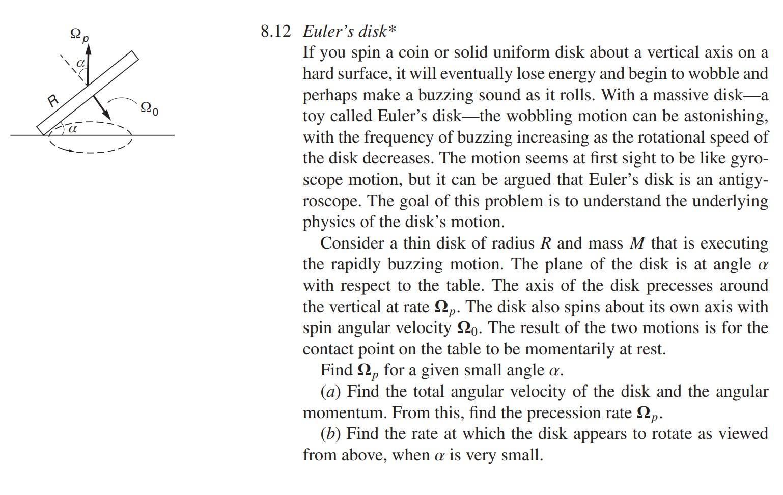 How an Euler's Disk works 