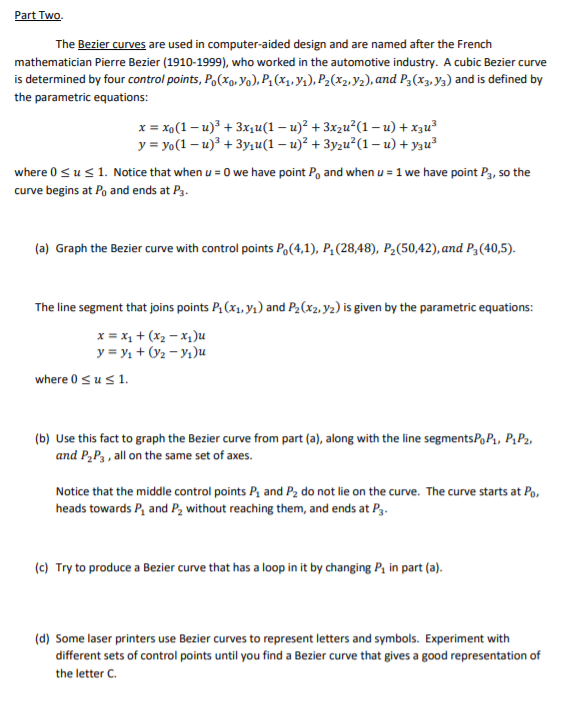 Directions: In this project a computer algebra system | Chegg.com