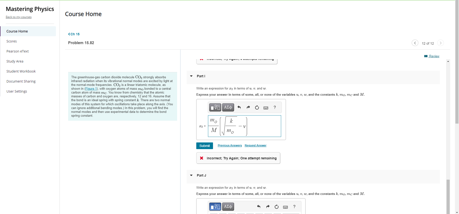 Solved Need help with parts H,I and J, finding equations for | Chegg.com