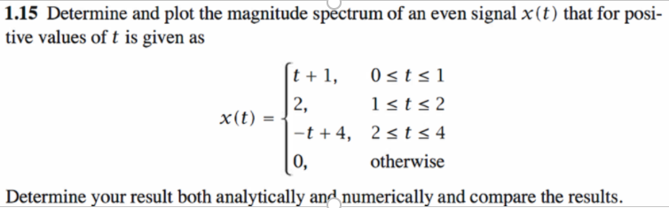 Solved Please solve the question with matlab. I need matlab | Chegg.com