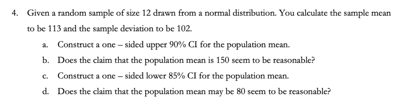 Solved Suppose that in problem 4 the population variances | Chegg.com