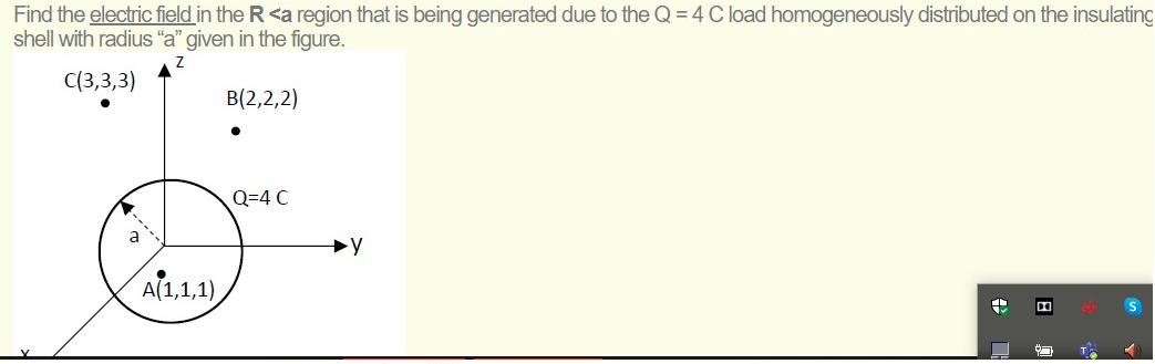 Solved Find the electric field in the R | Chegg.com