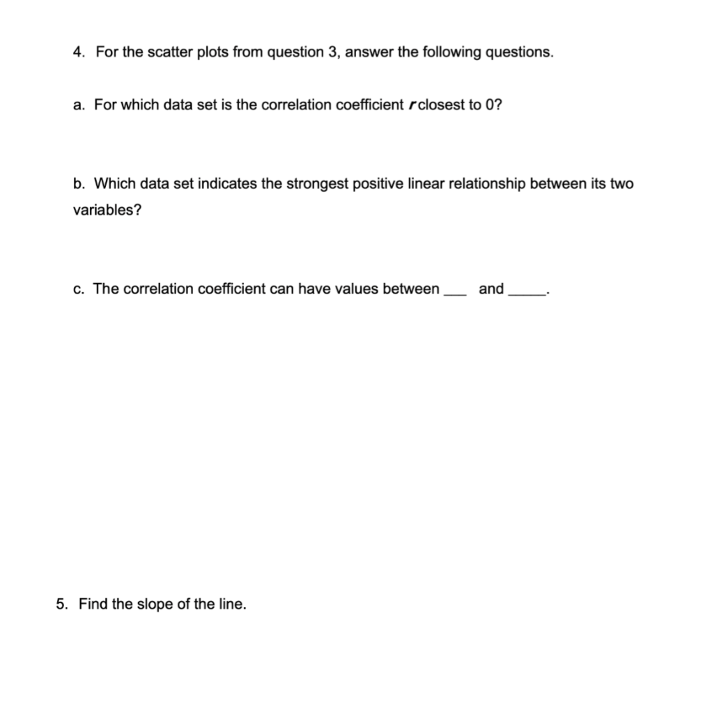 3 5 problem solving scatter plots and trend lines answers