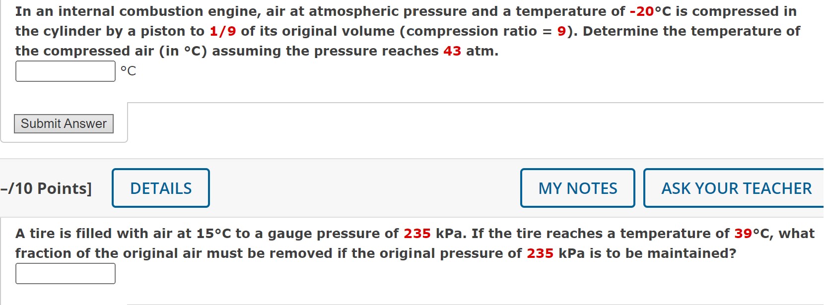 Solved In An Internal Combustion Engine, Air At Atmospheric | Chegg.com