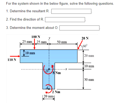 Solved For the system shown in the below figure, solve the | Chegg.com